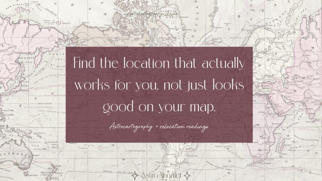 world map for astrocartography