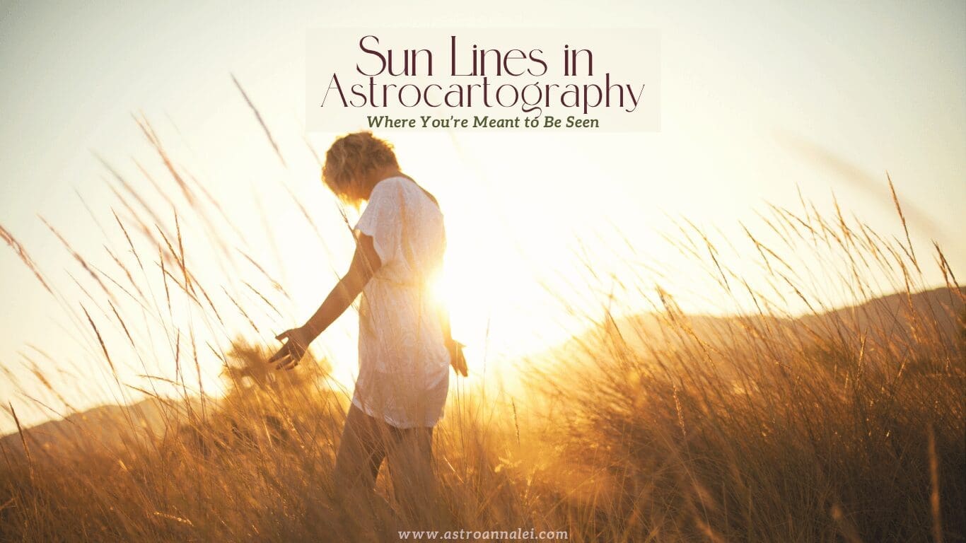 Astrocartography for a sun line whre you are meant to shine
