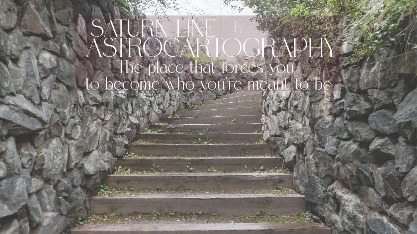 Stone steps representing Saturn symbolism