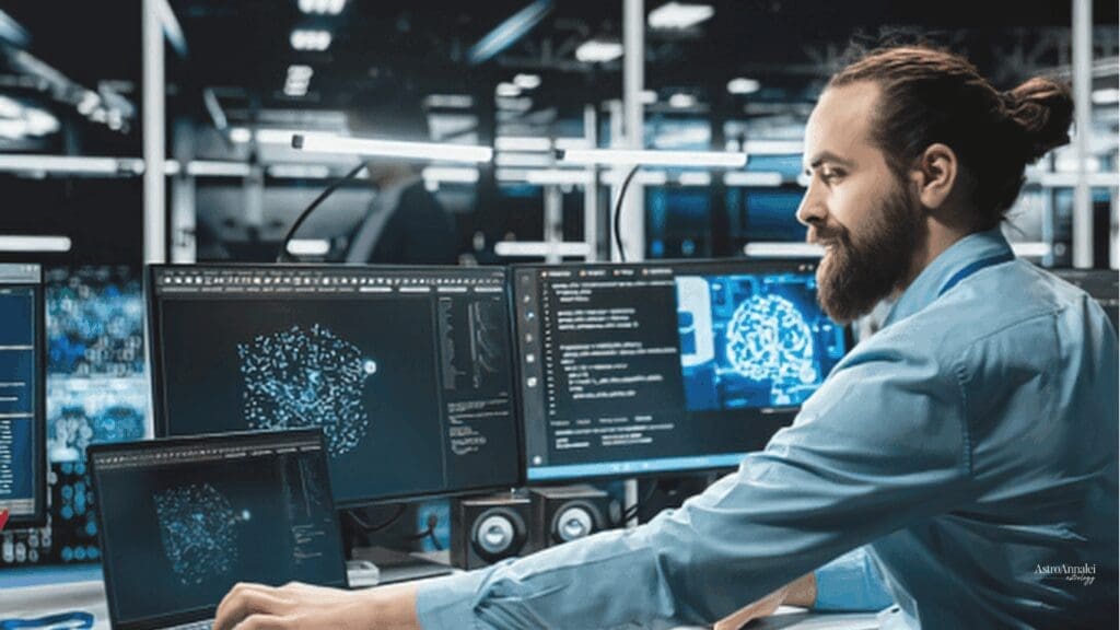 Man working in high tech representing Uranus mc