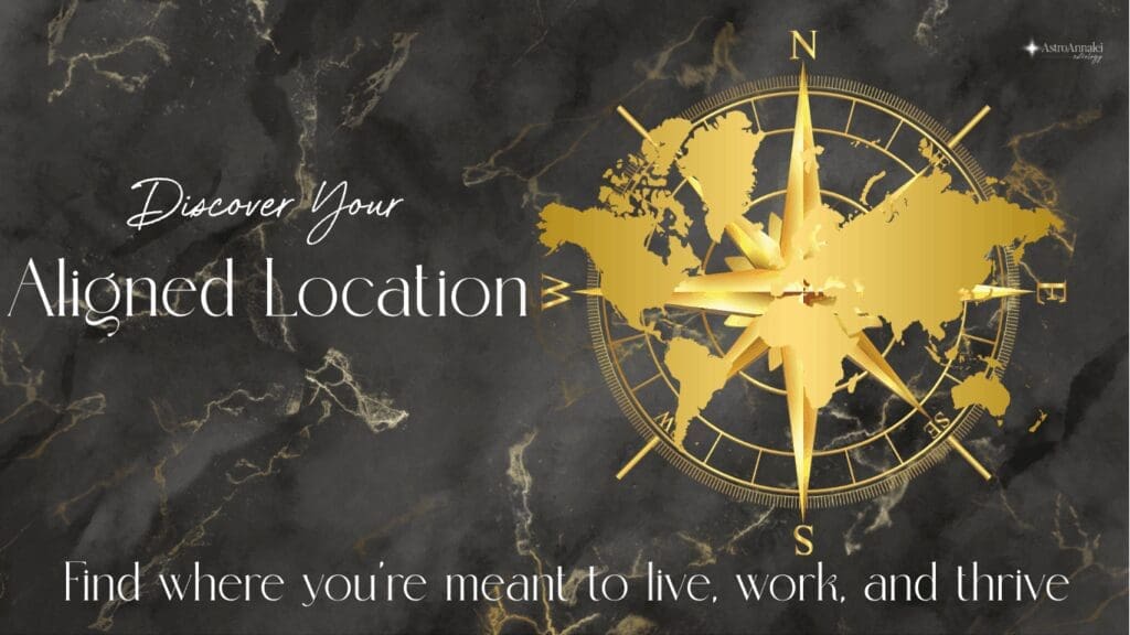 compass with a world map