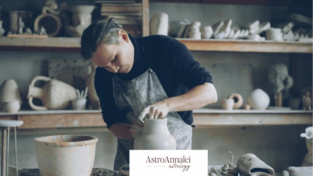 Pottery artist for how Venus lines help creatives
