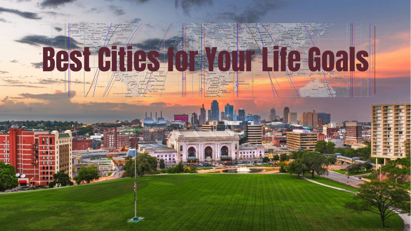 Picture of Kansas City for best cities for life goals in astrocartography