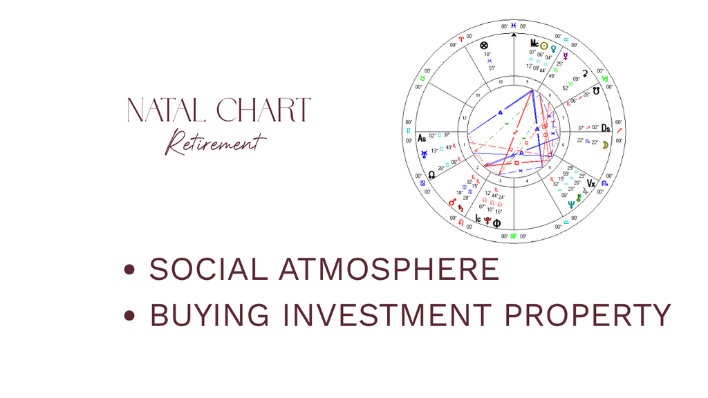 Natal chart for someone looking for retirement astrocartography line